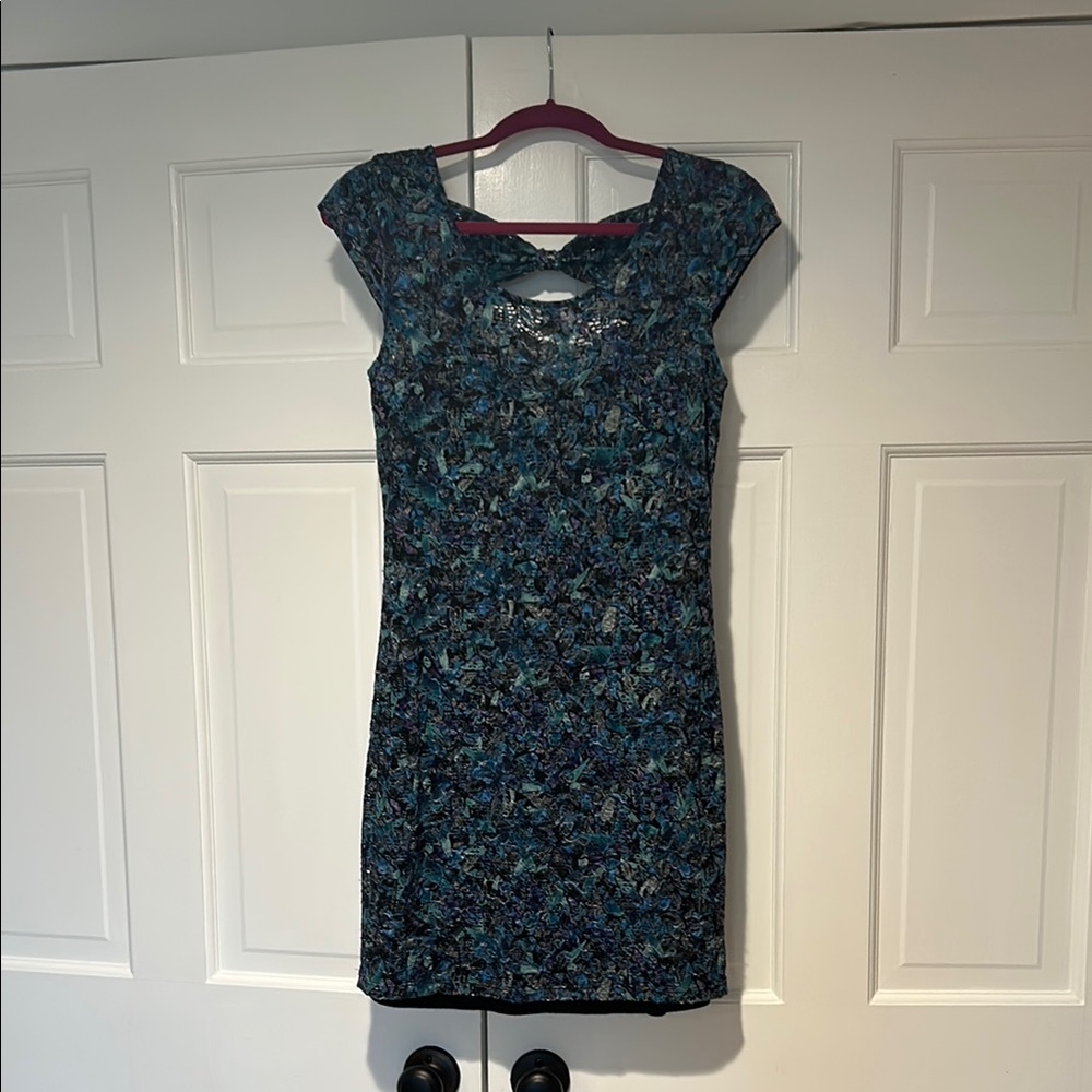 Free People Blue  Mini Dress